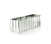 Mirrored Rectangle Vases