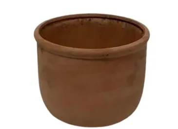 Orange Terracotta Vase