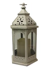 Metal White Lantern