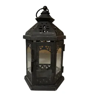 Small Black Metal Lantern