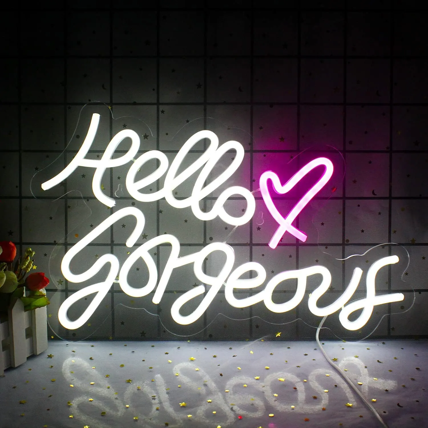 Hello Goregous Neon Sign 