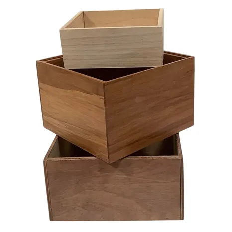 Wood Box Assortment Set