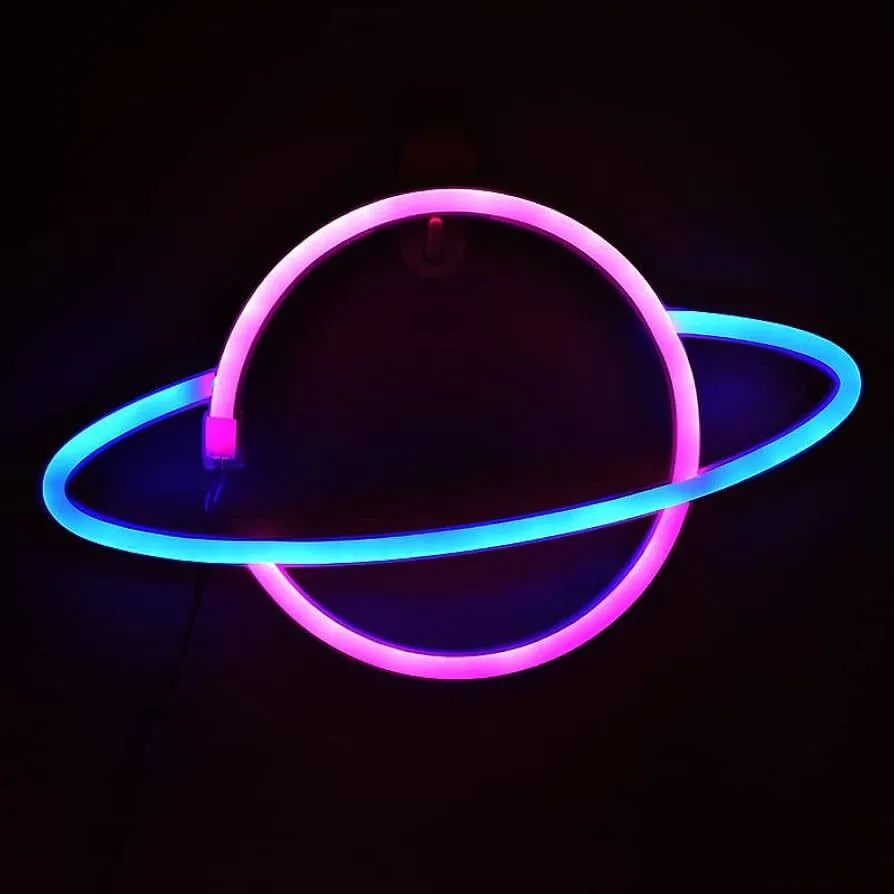 Planet Neon Sign
