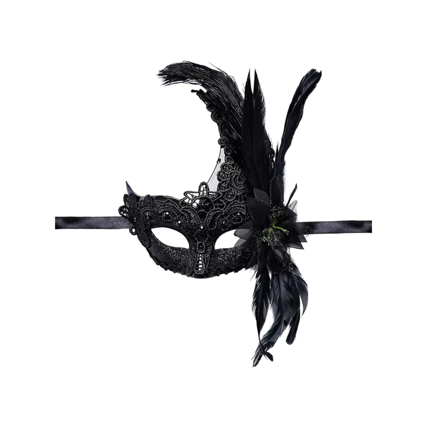 Black Masquerade Masks 