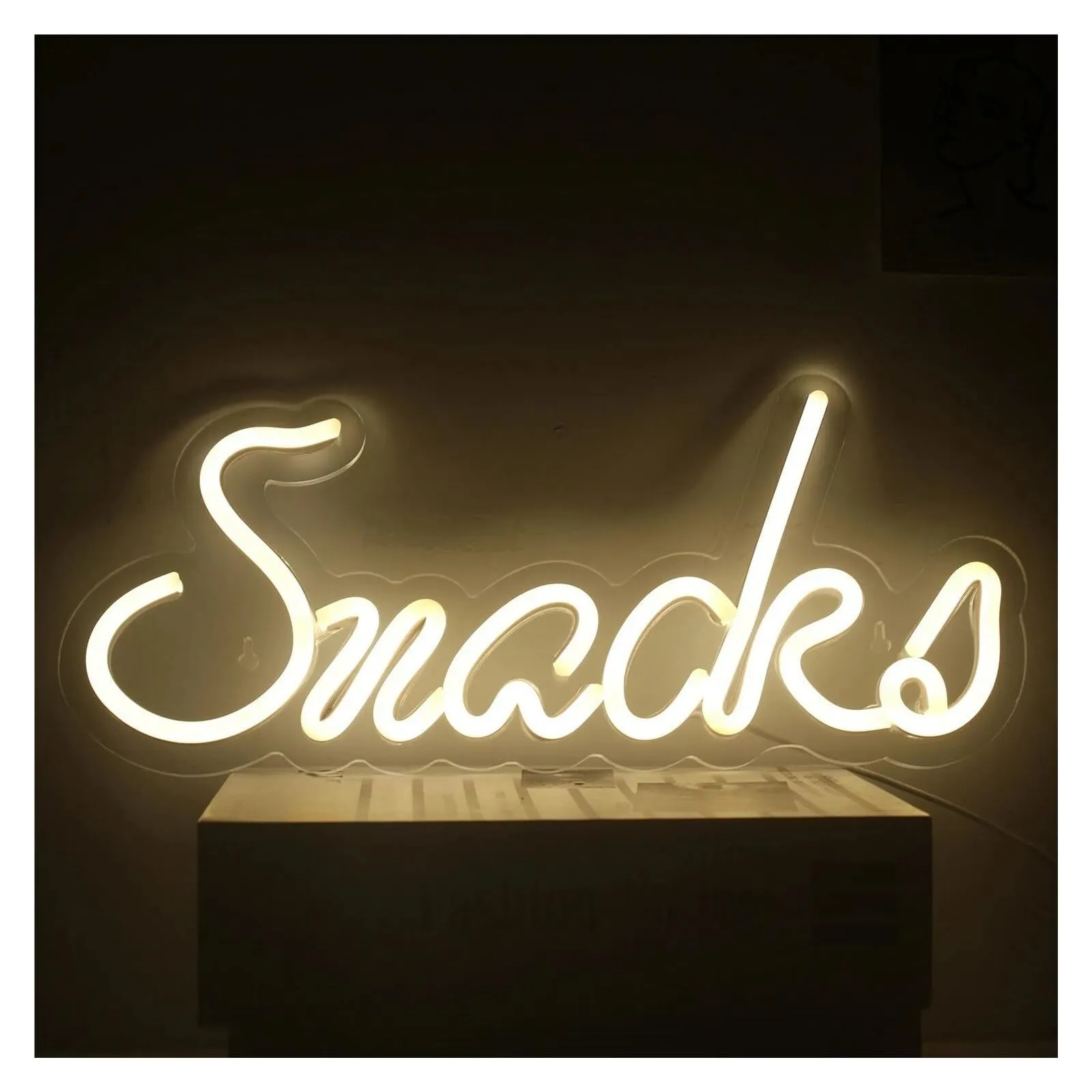 Snacks Neon Sign 