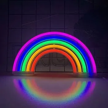 Rainbow Neon Sign