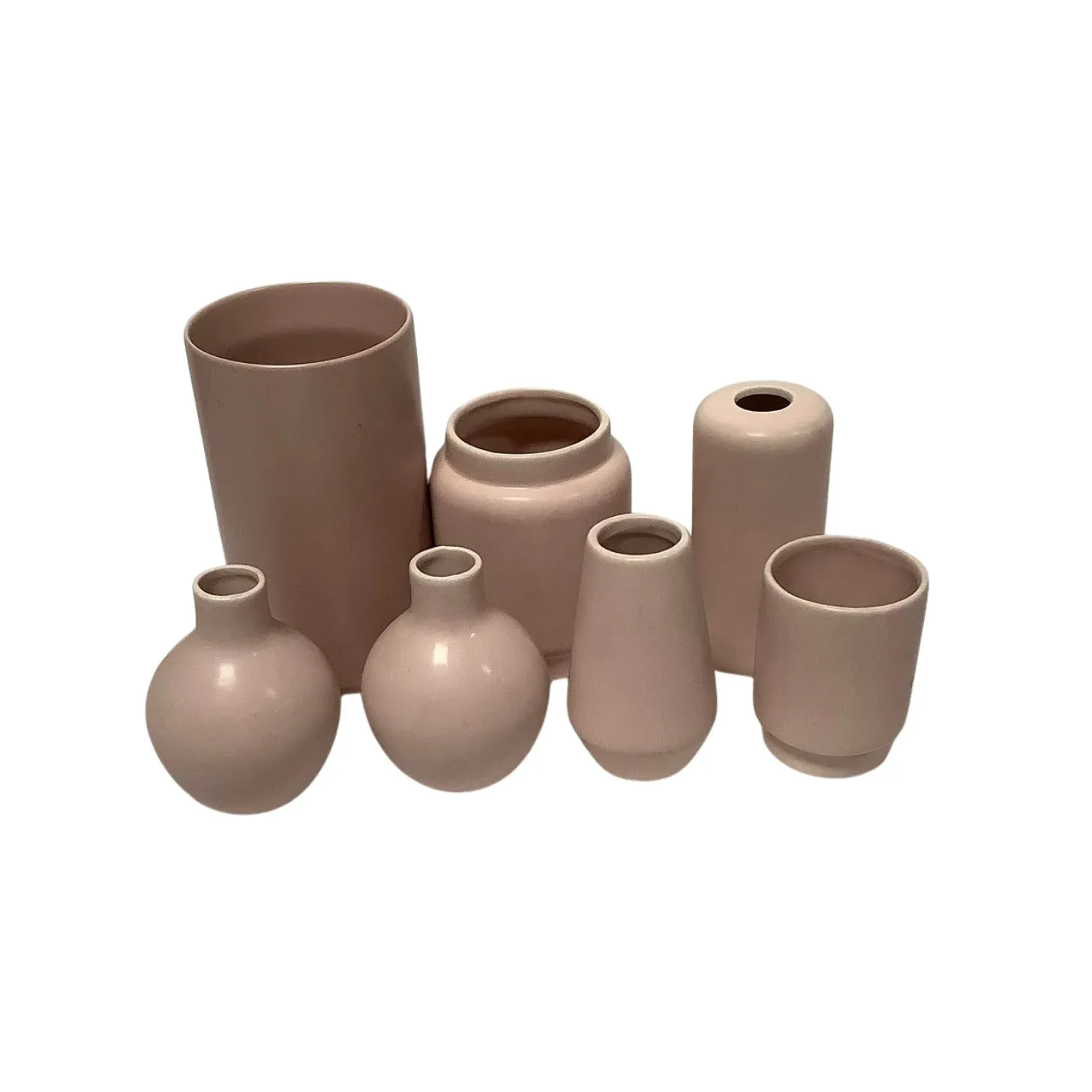 Clay Nude/Pink Vase Set
