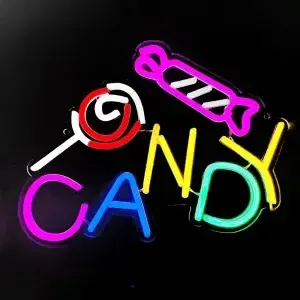 Candy Neon Sign