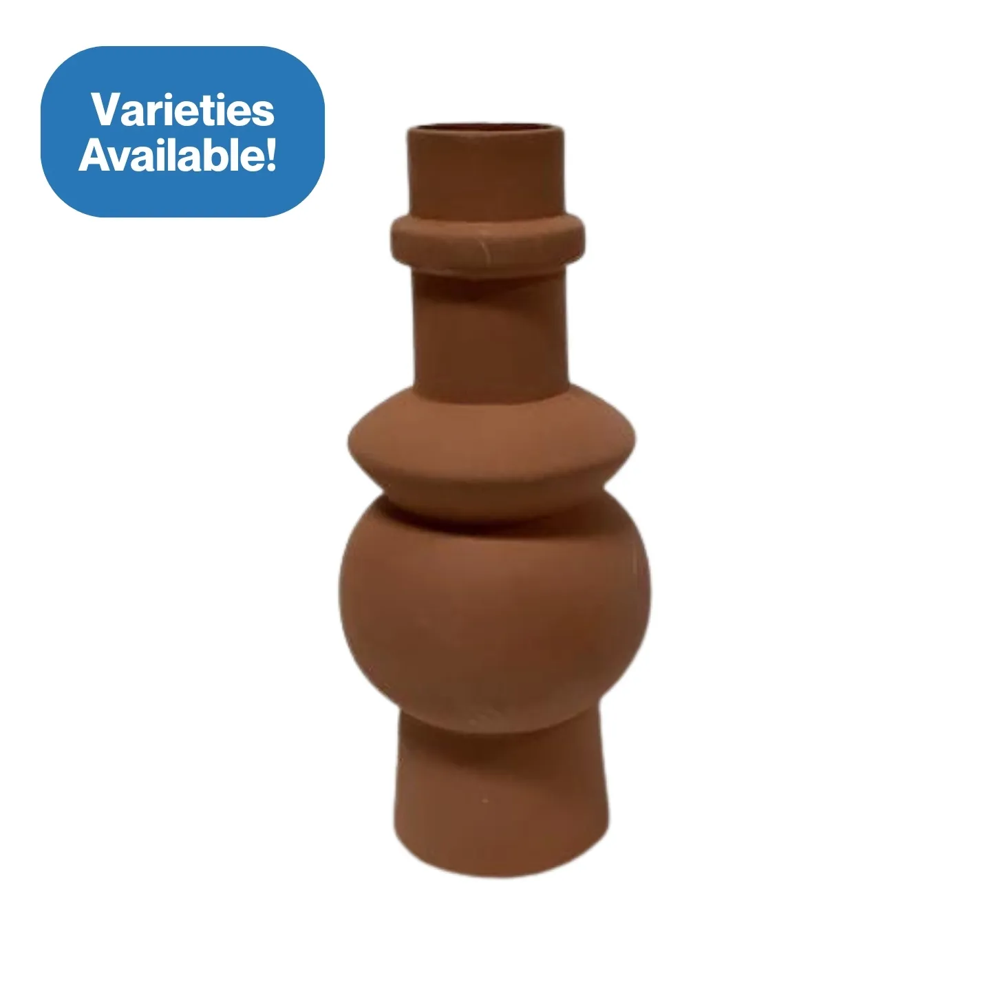 Hourglass Terracotta Vases