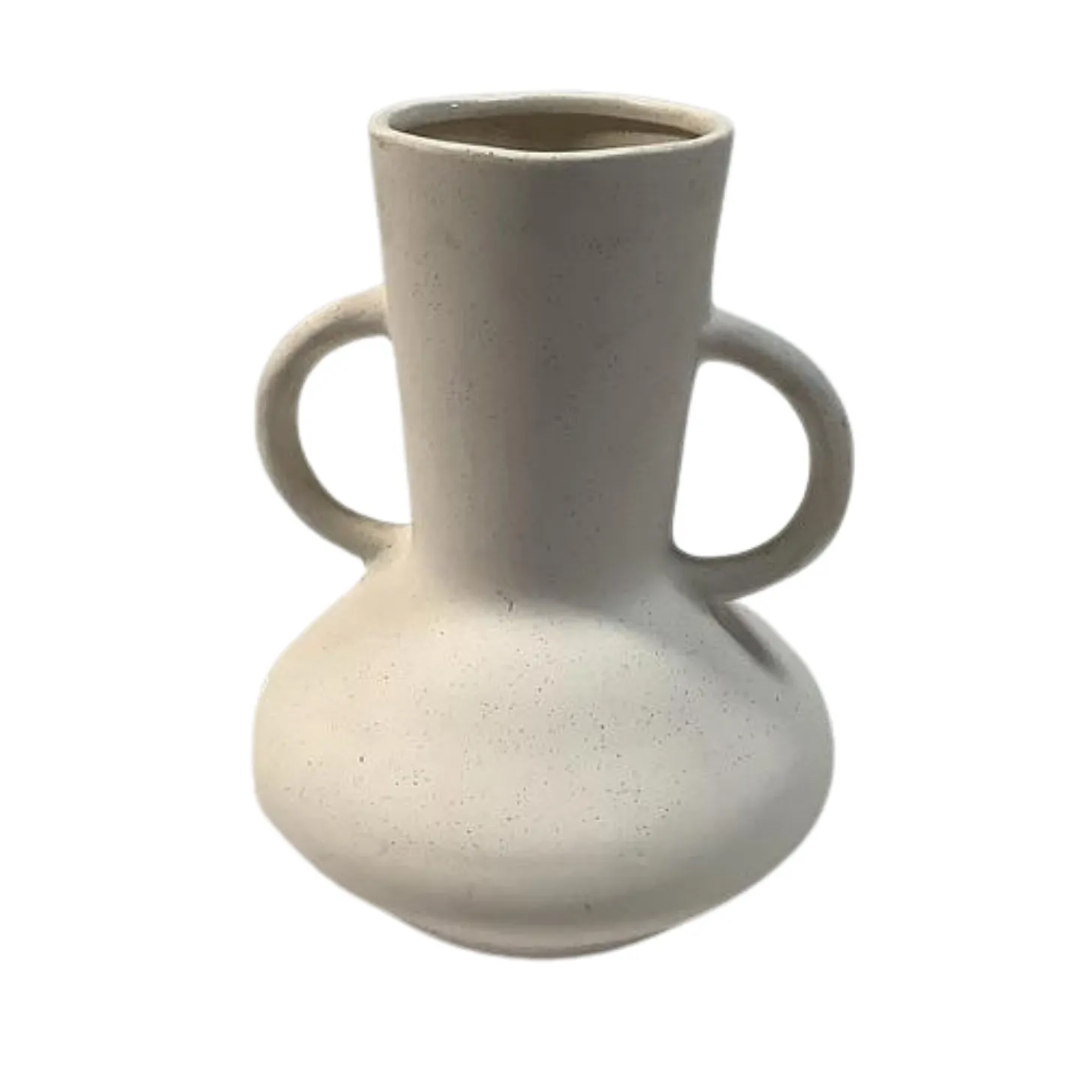 White Terracotta Jug Vase