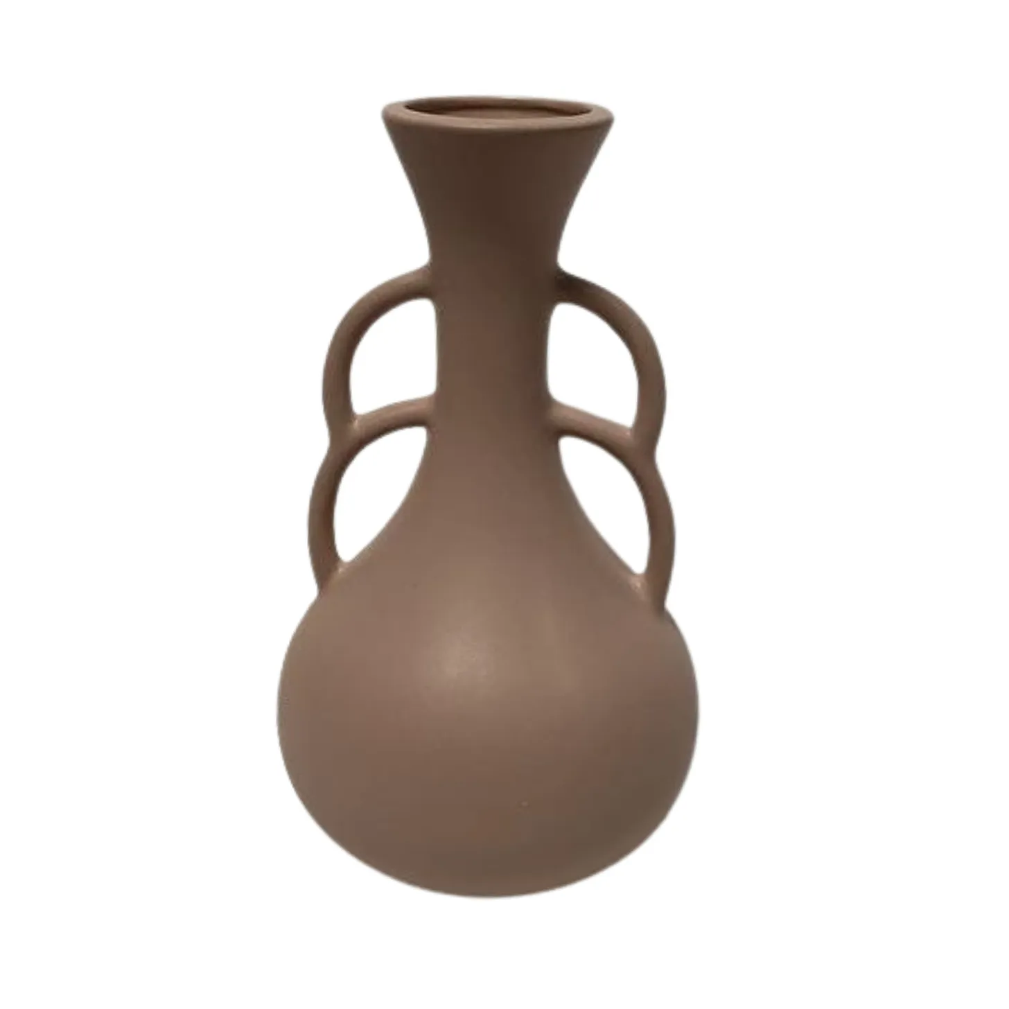 Double Handle Terracotta Vase