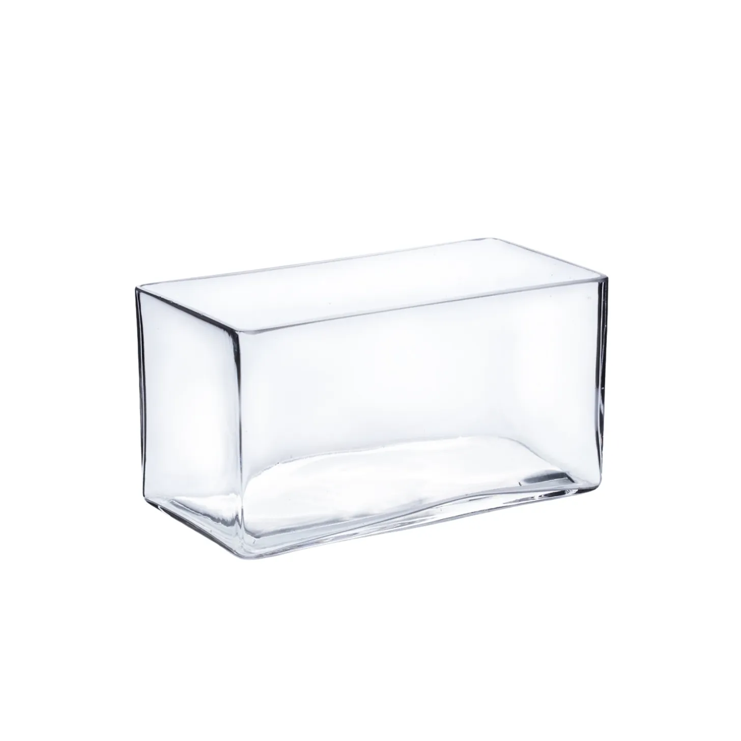 Glass Rectangular Vase