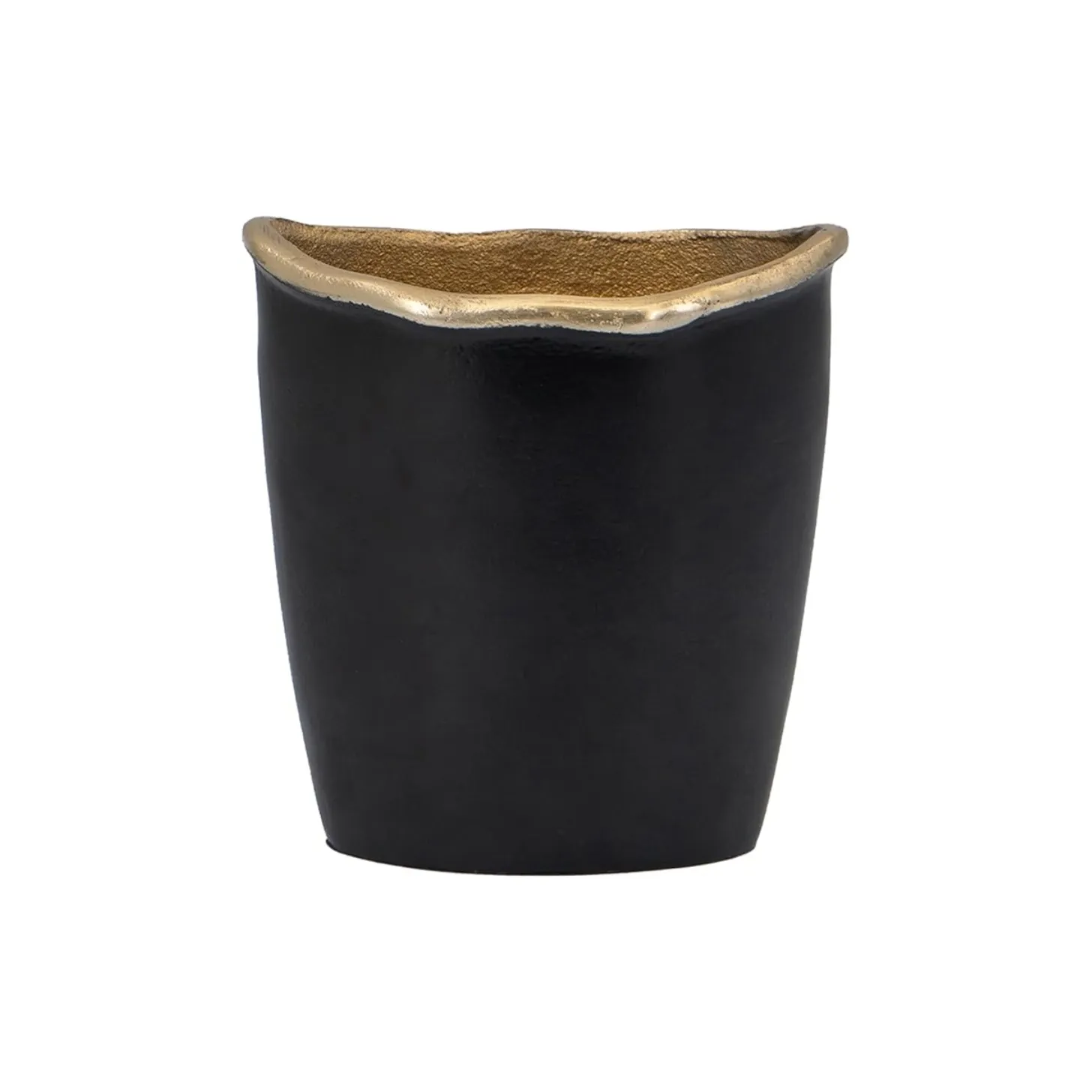 Ceramic Black/Gold Vase Set