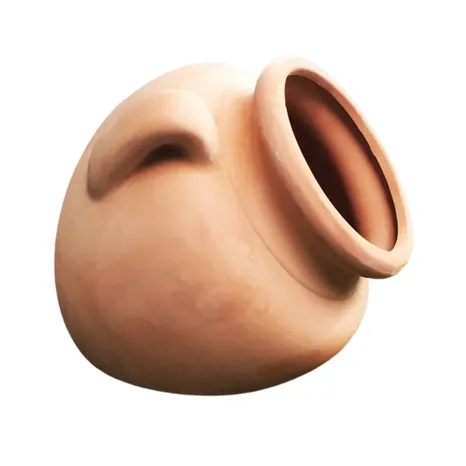 Angled Terracotta Pot