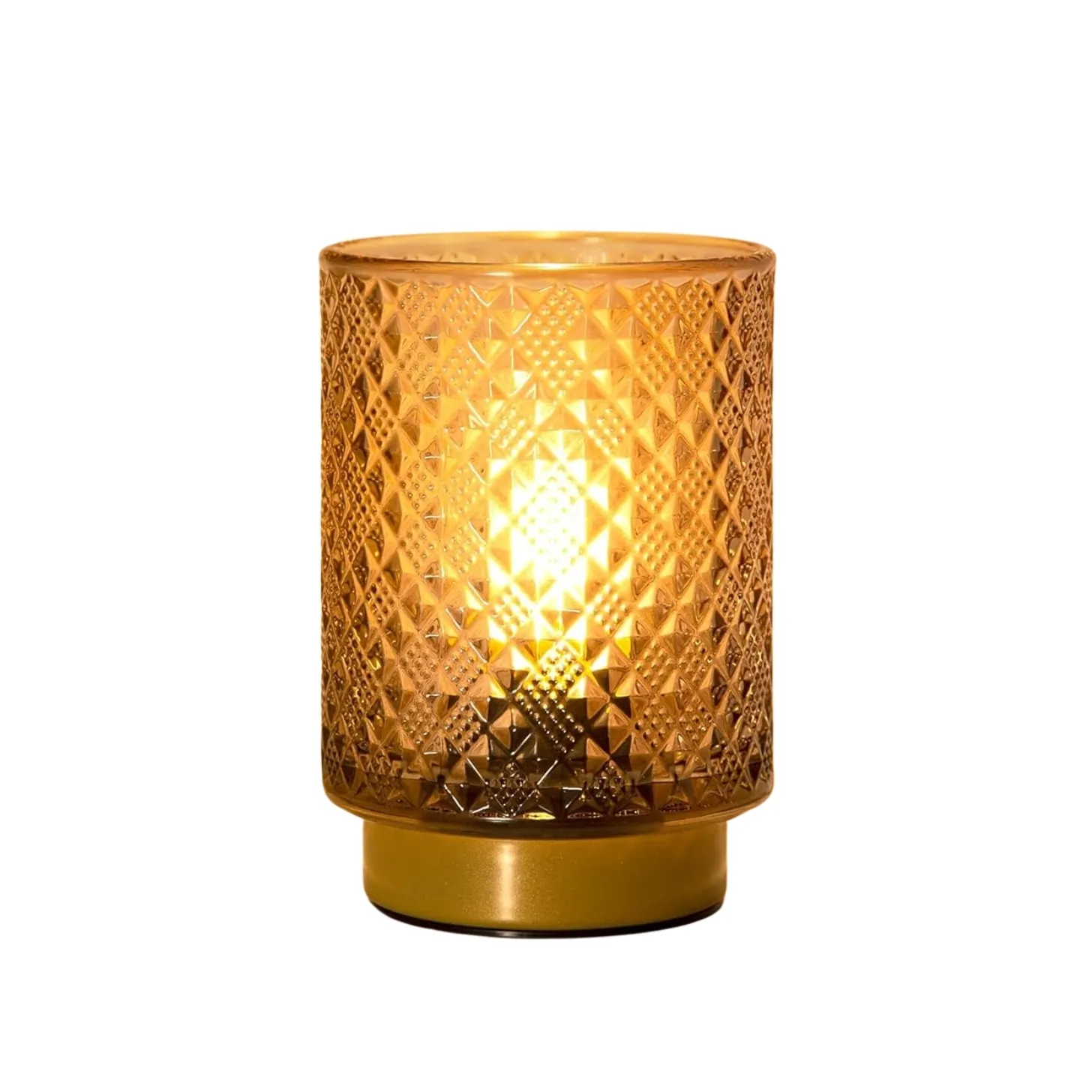 Amber Bookshelf Lamp