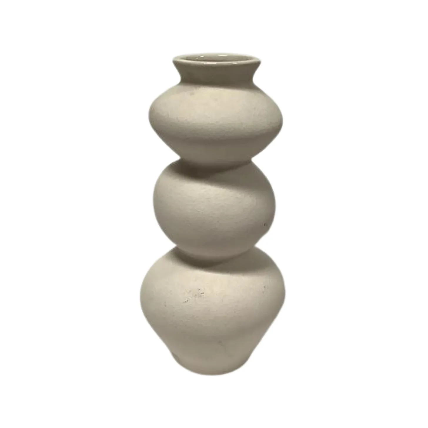 White Bubble Terracotta Vase