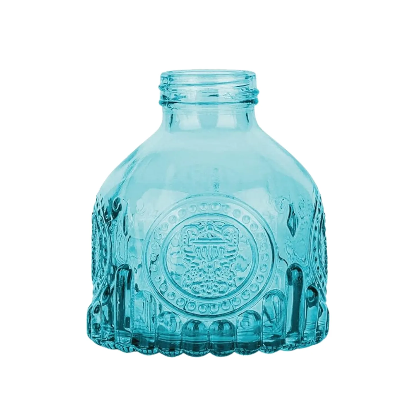 Blue Glass Bud Vase