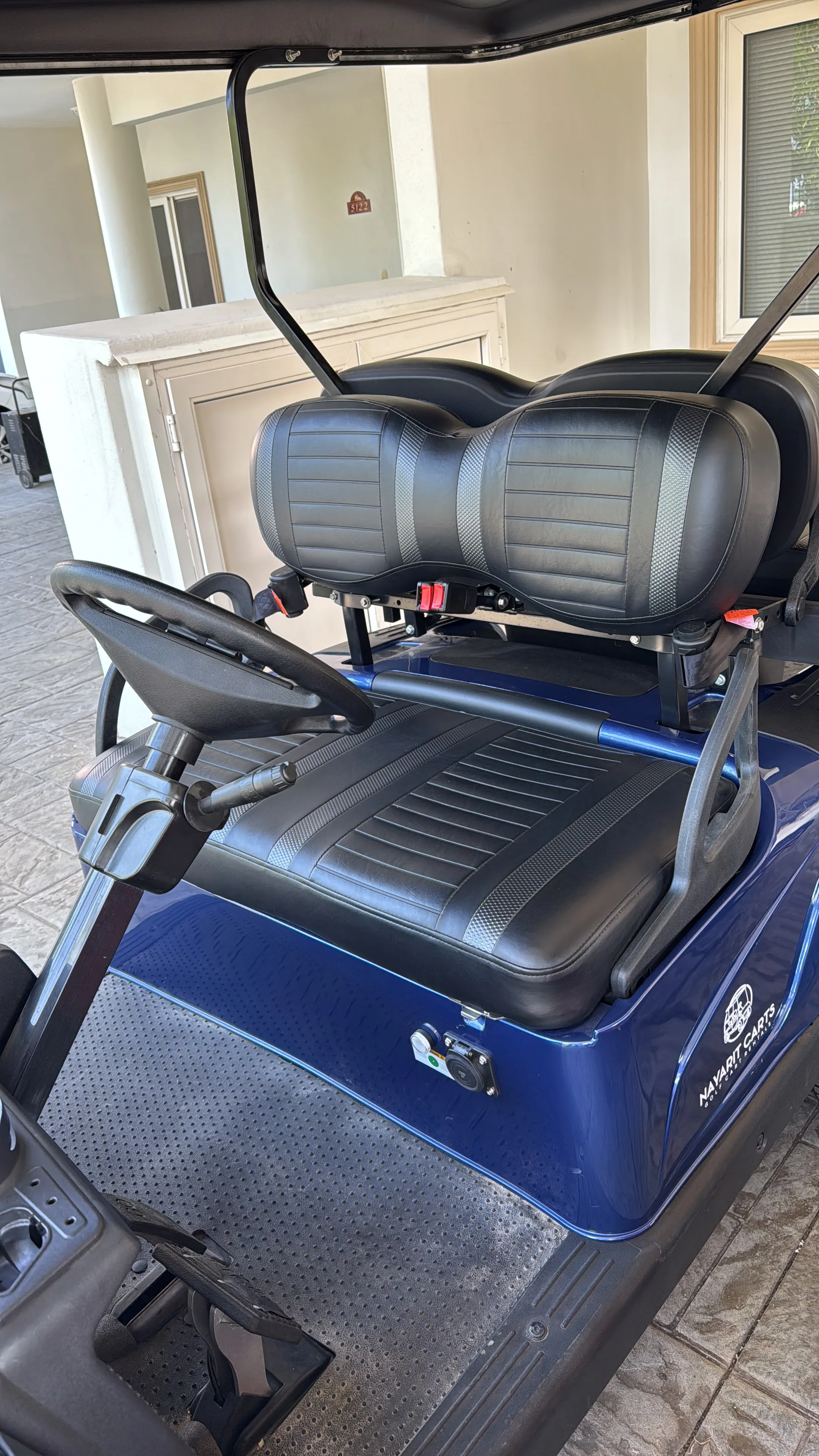 4 Seater Golf Cart - Extended Range with Onboard Charger
