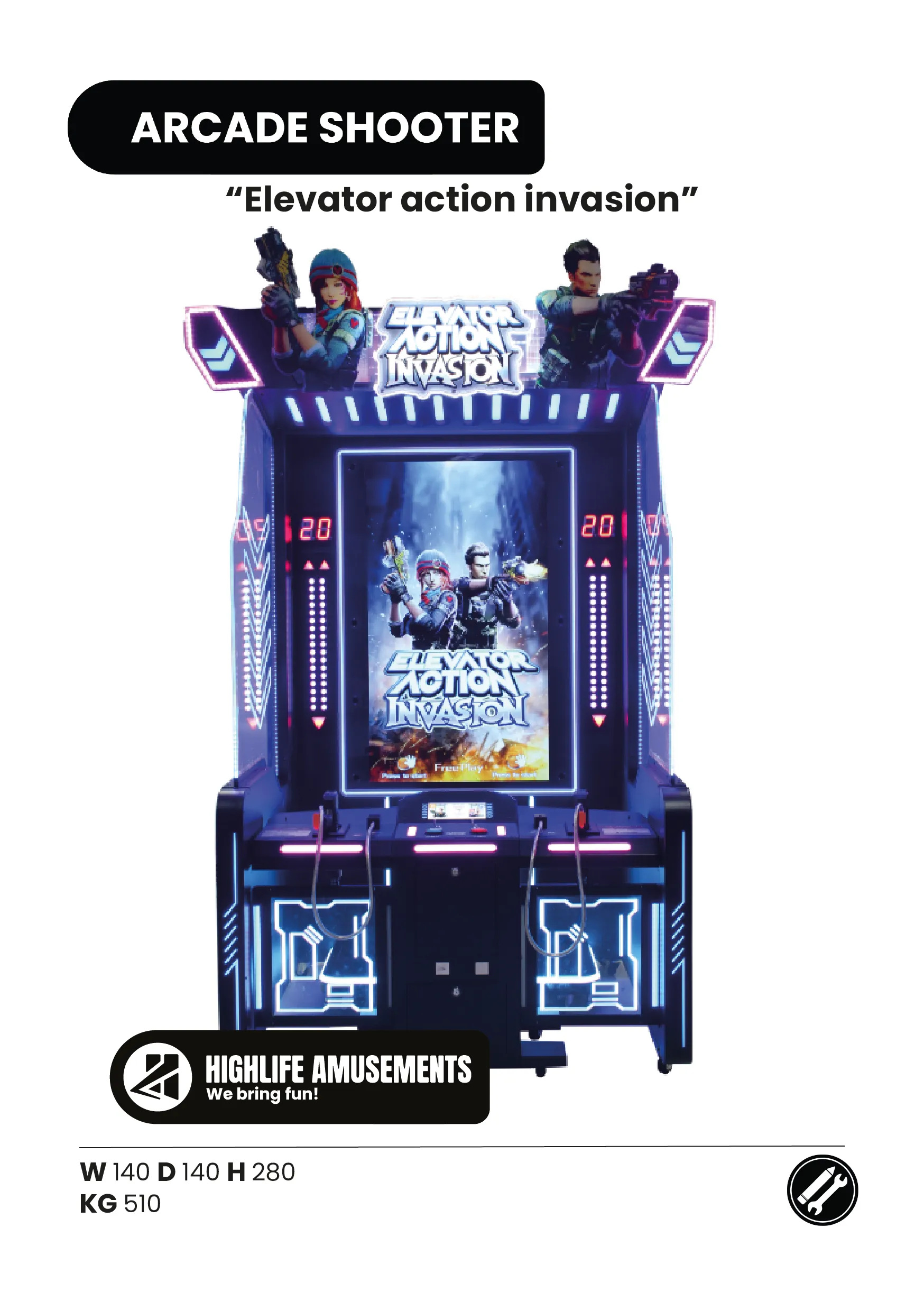 Elevator action invasion STD