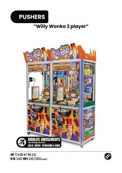 Pusher Willy Wonka 2 Player