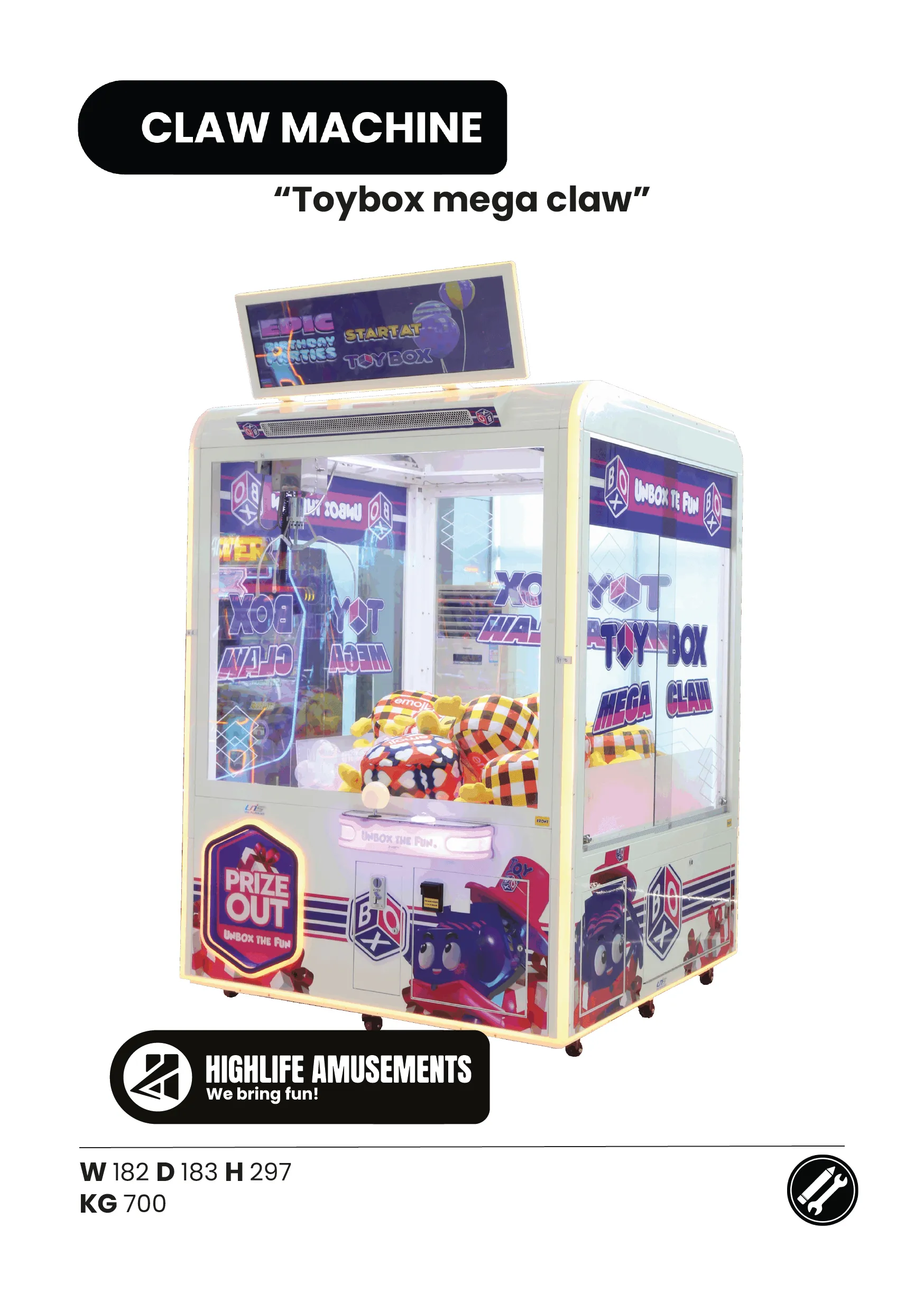 Toybox mega claw