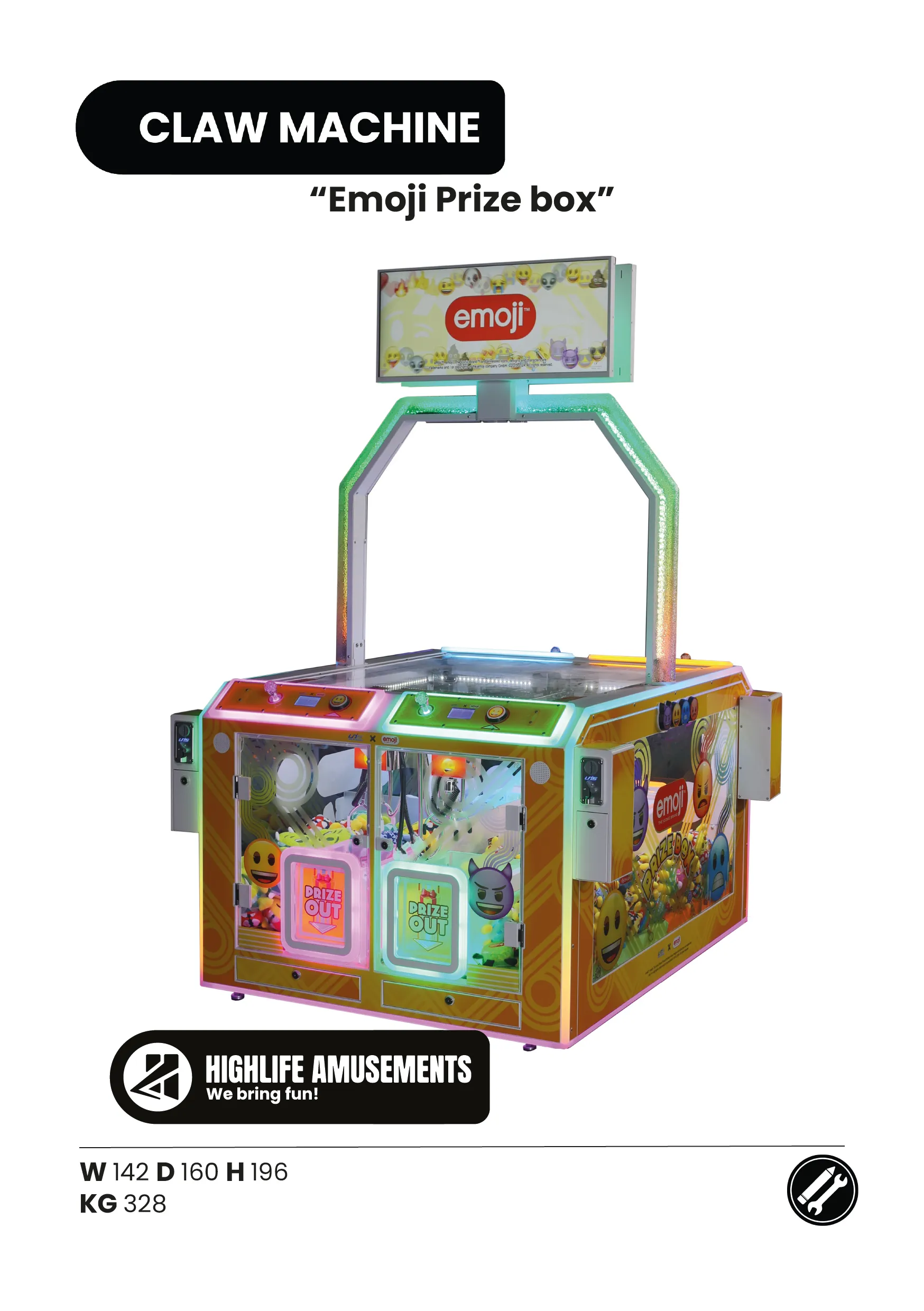 Emoji prize box