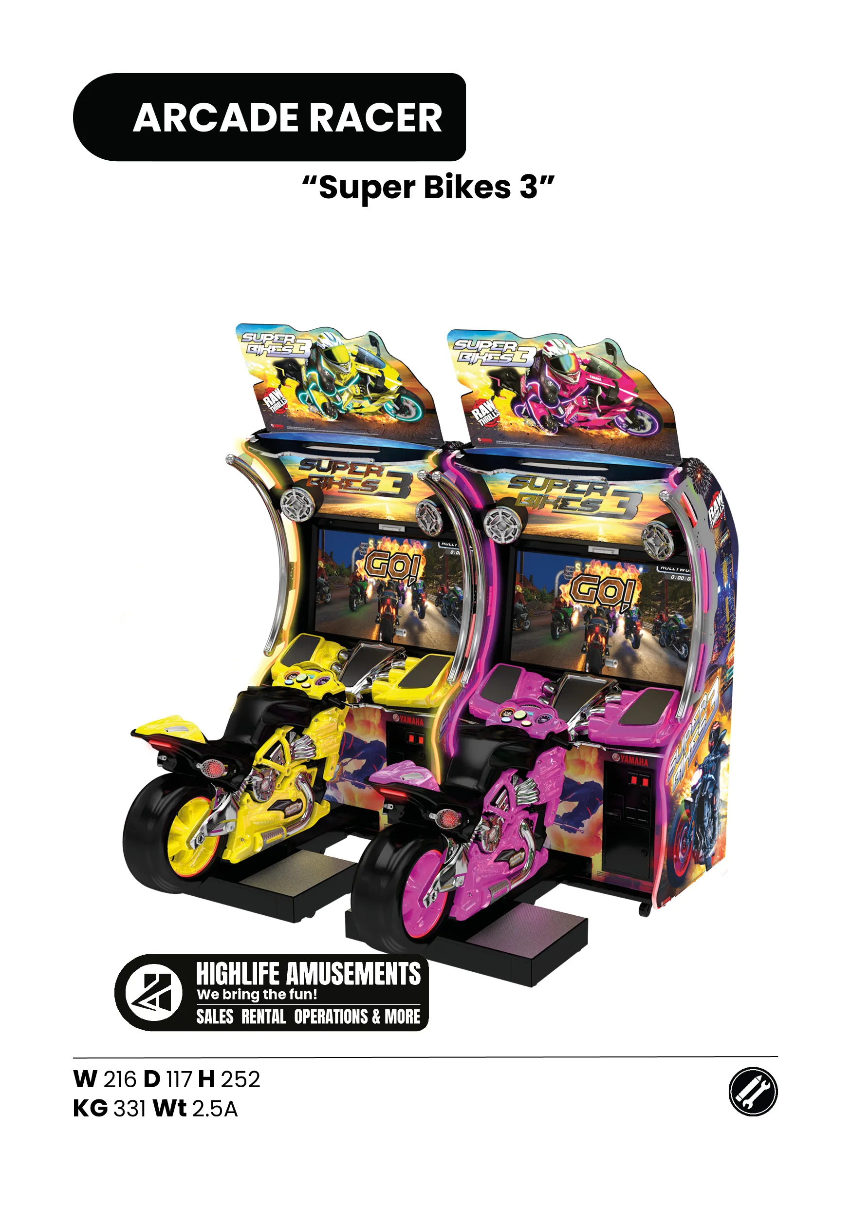 Super Bikes 3 Huren - Twin Setup