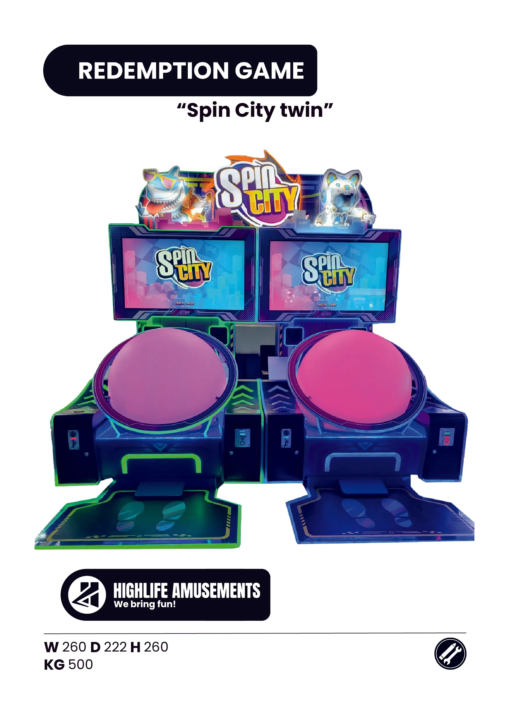 Spin city win