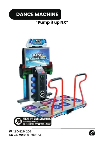 Dance machine Pump it up NX