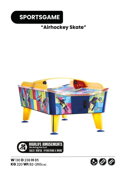 Airhockey Skate Huren