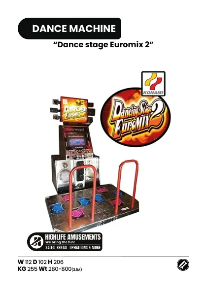 Dance machine Dance stage Euromix 2