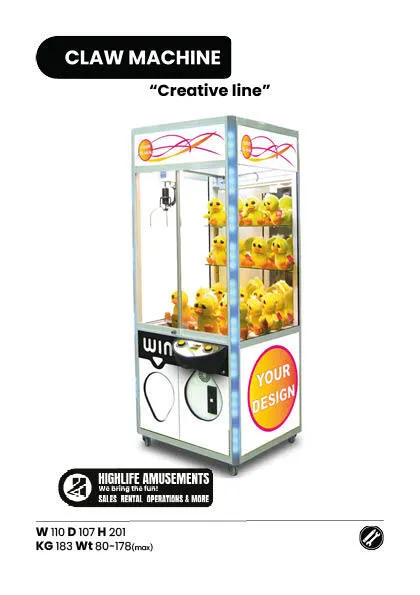 Clawmachine Creative line