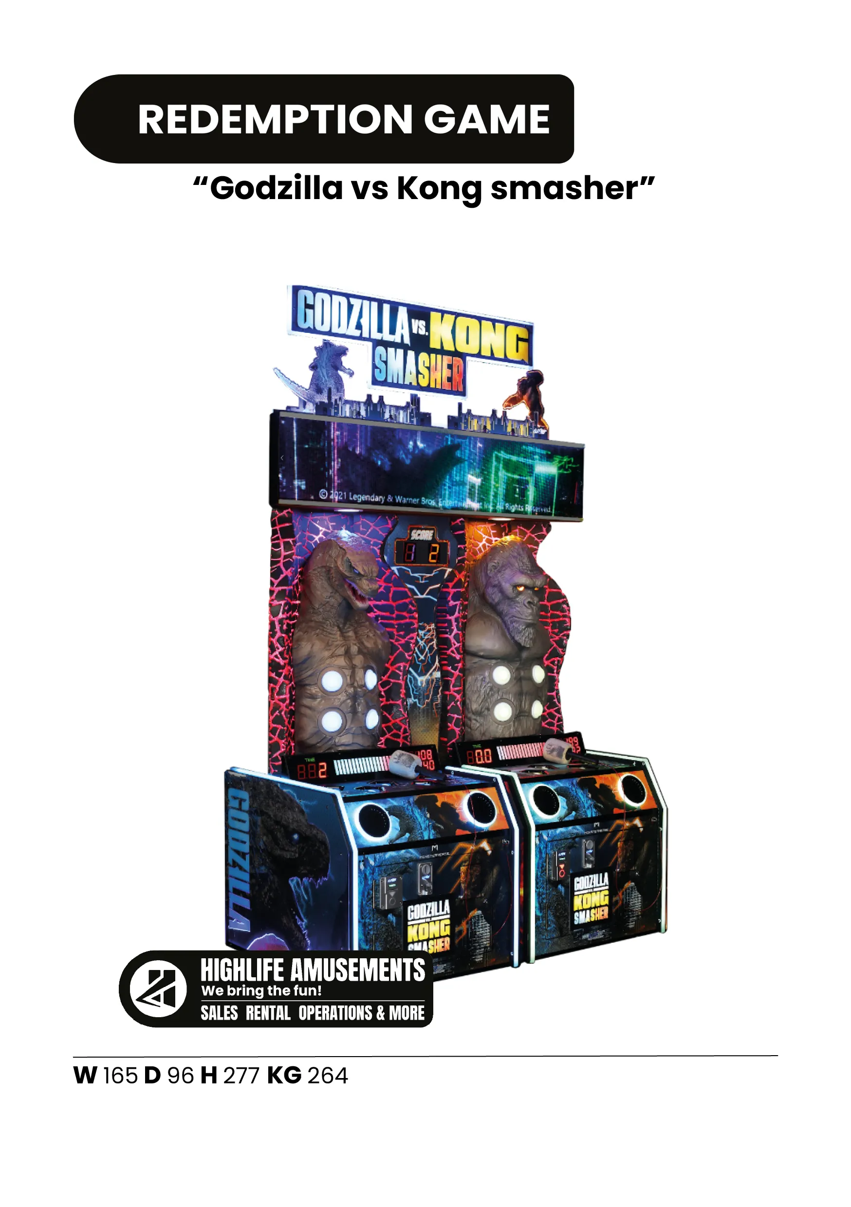 Godzilla vs Kong smasher