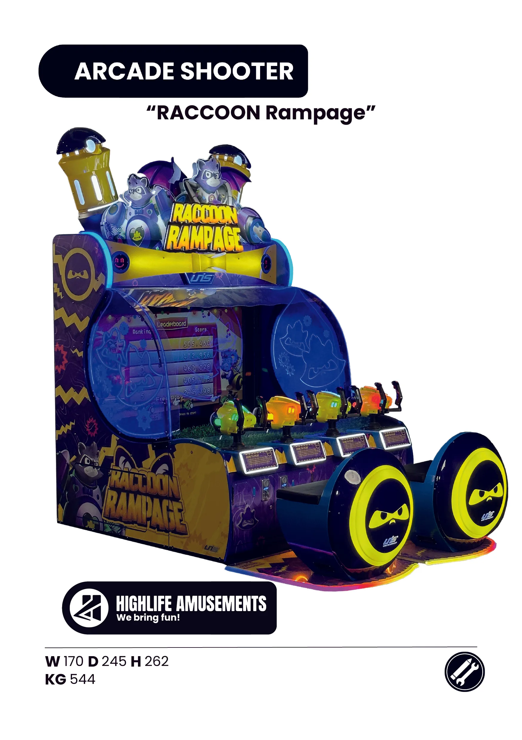 Raccoon Rampage 4pl (Operations)