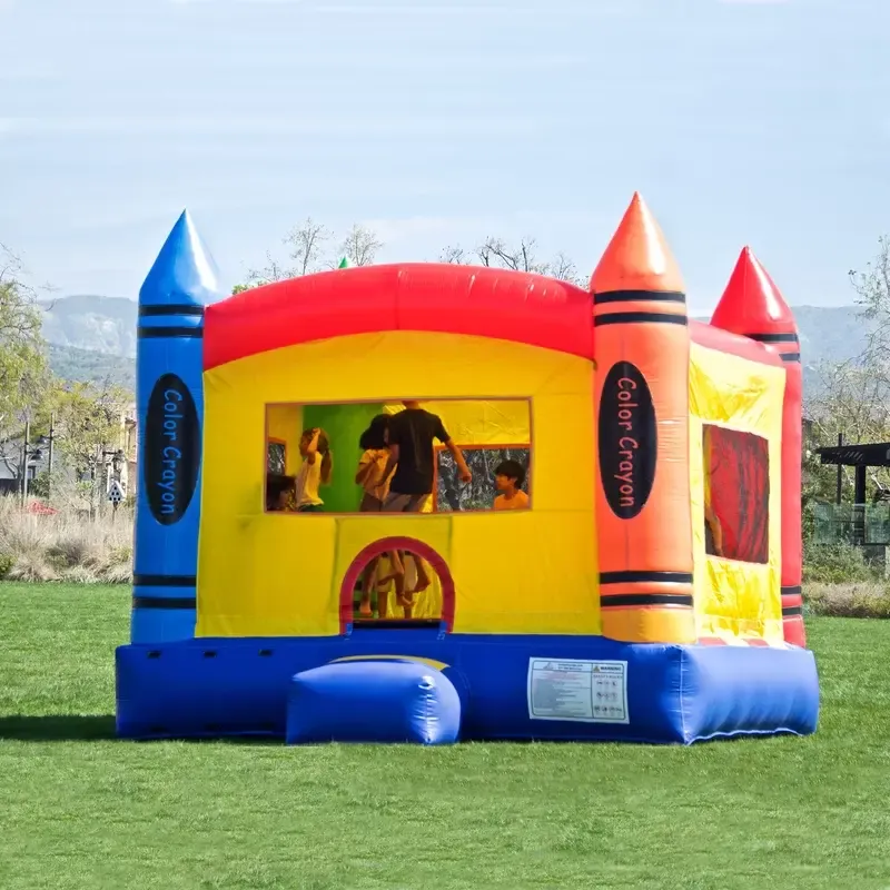 Bounce House - Crayon Theme