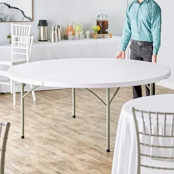 6ft (72") Round Folding Table