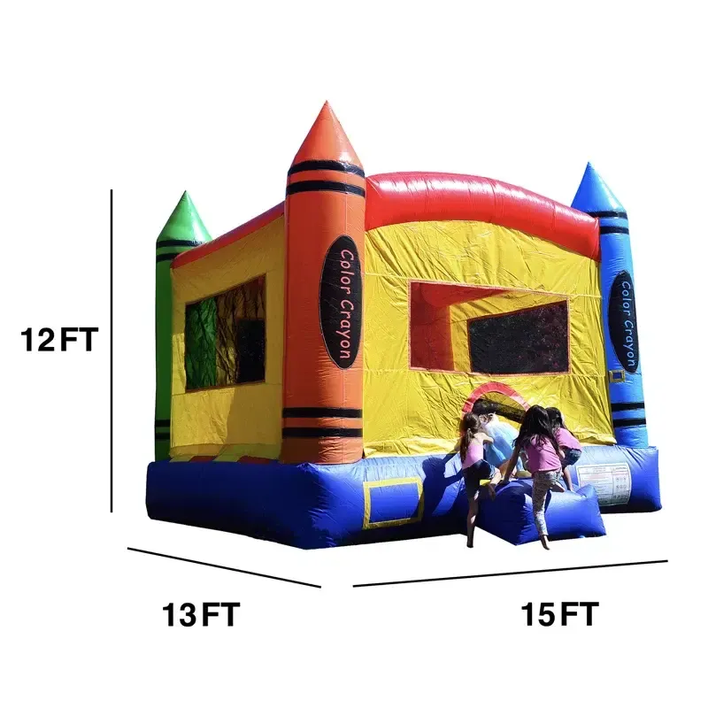 Bounce House - Crayon Theme
