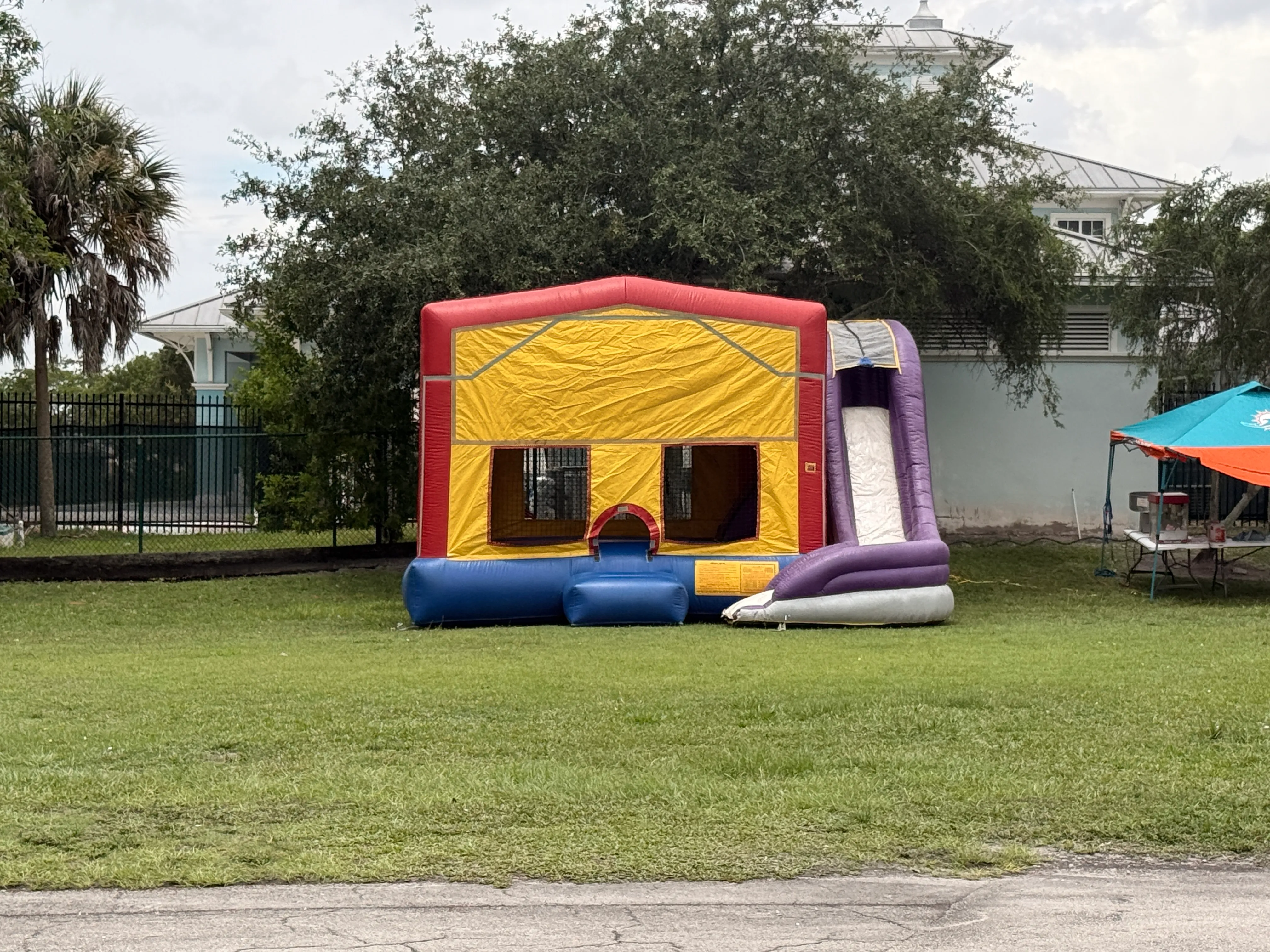 Purple Rain Combo Bounce House