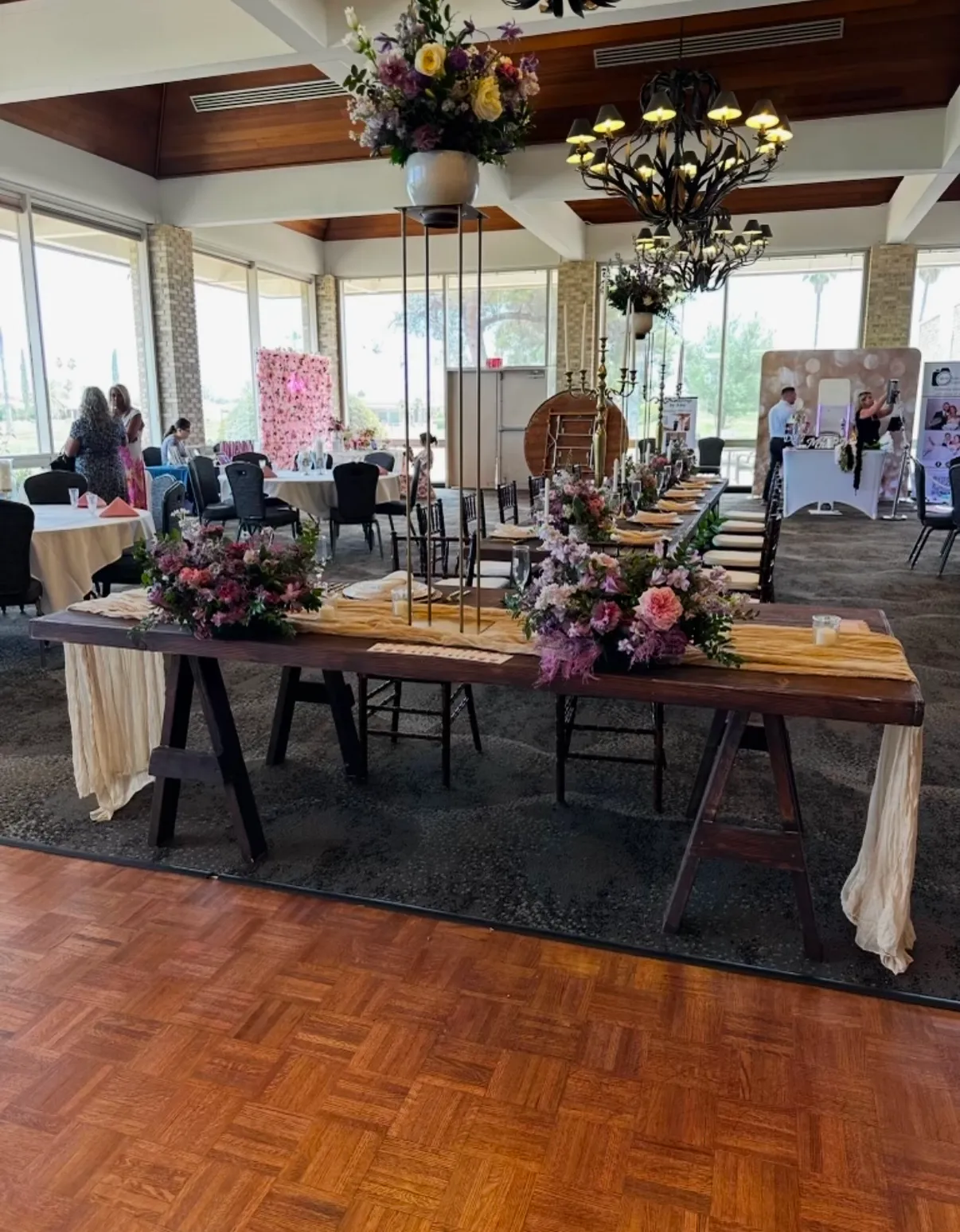 Luxury wooden tables