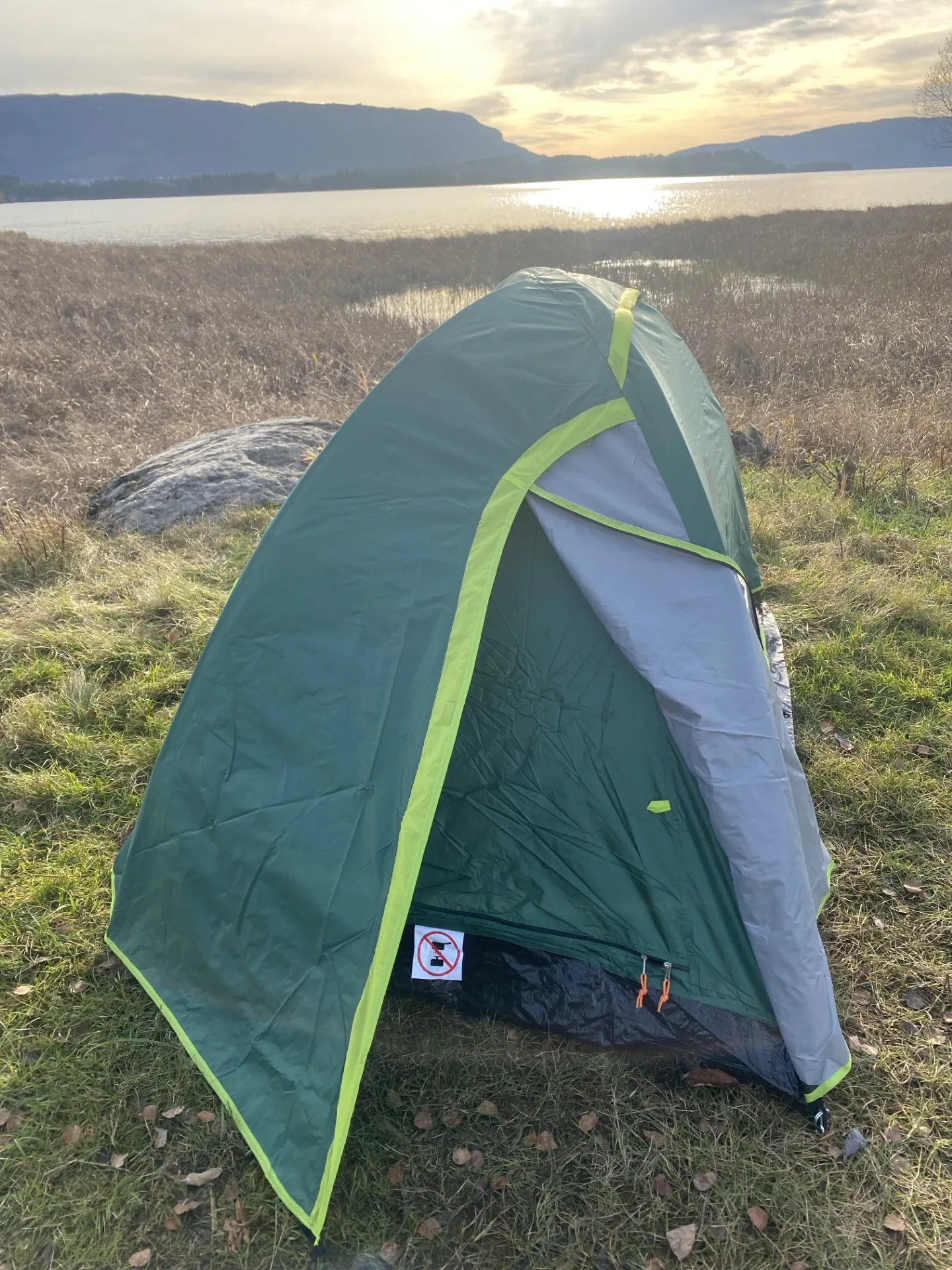 1 to 2 Person Tent - Dark Interior 