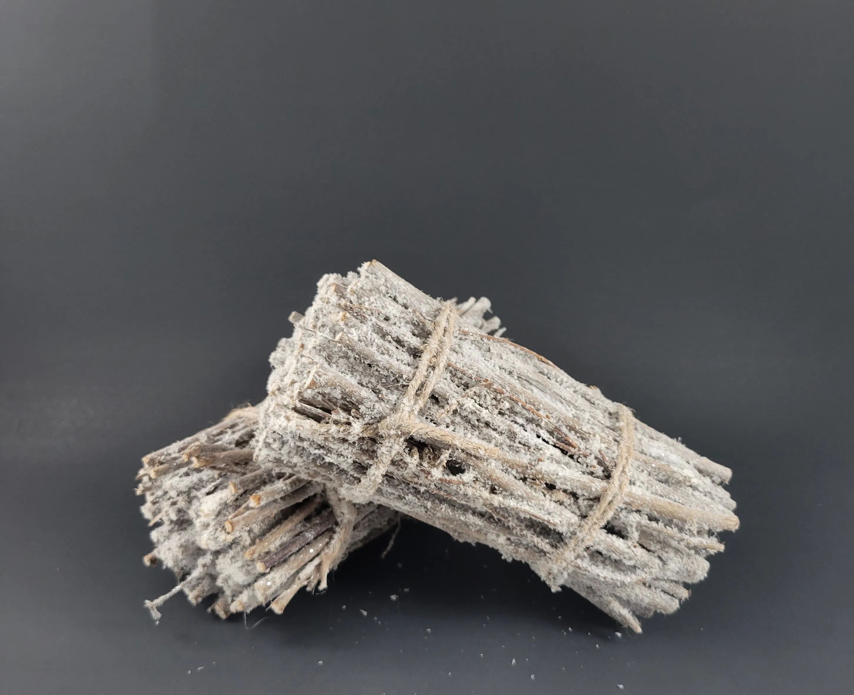 Frosted logs