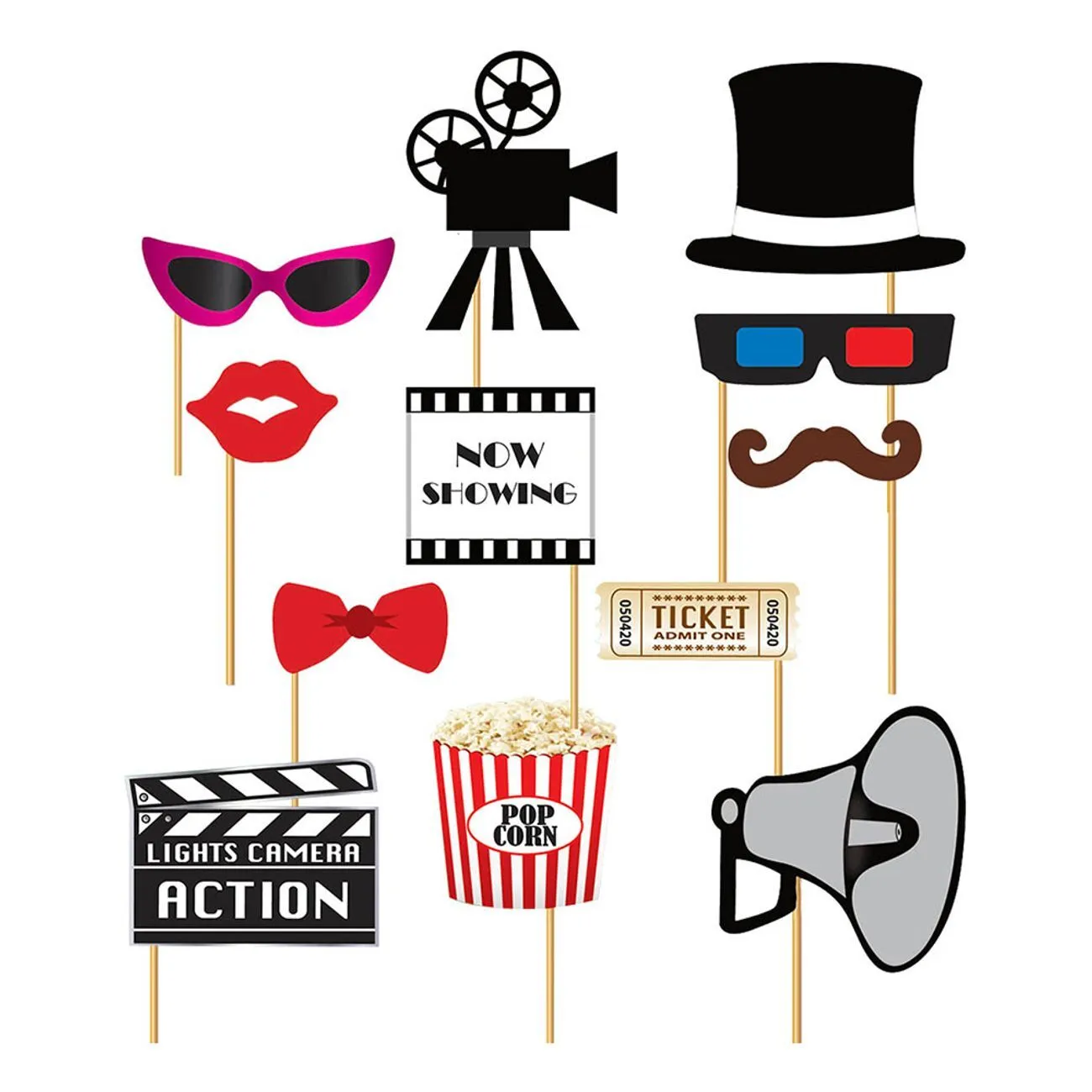 Fotobooth Rekvisitter