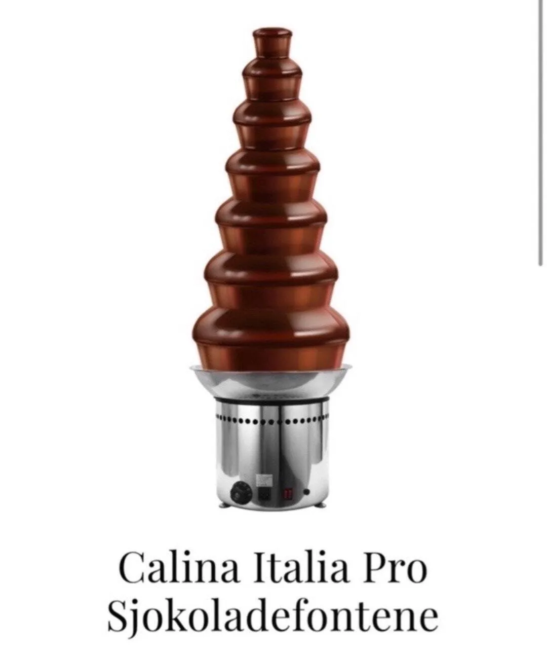 Calina Italia Pro Sjokoladefontene