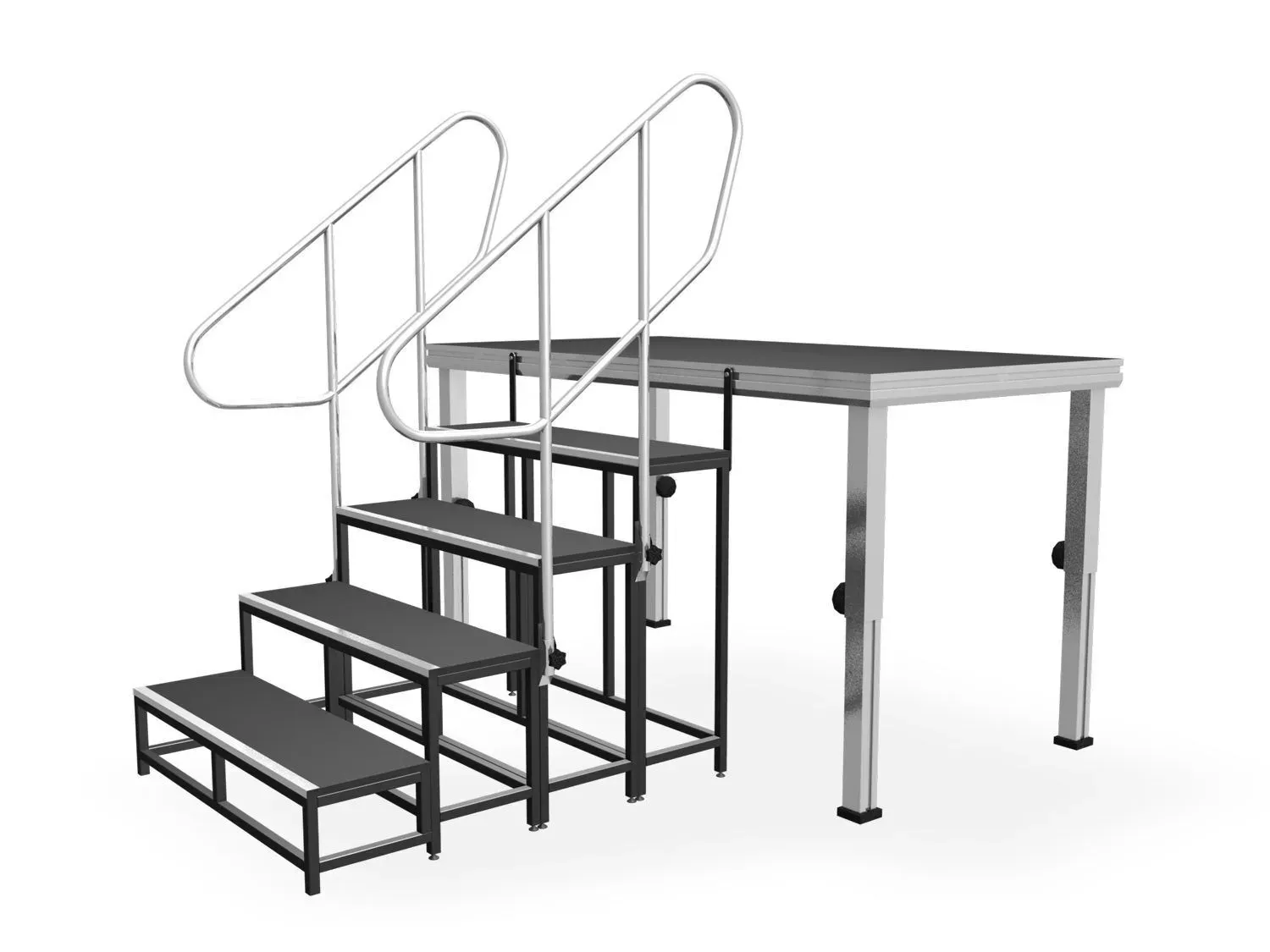 ALUSTAGE SCENETRAPP 80CM (PAKKE)