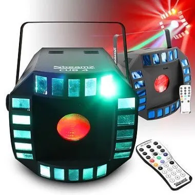 BeamZ Cub4 II LED Quad derby with moonflower