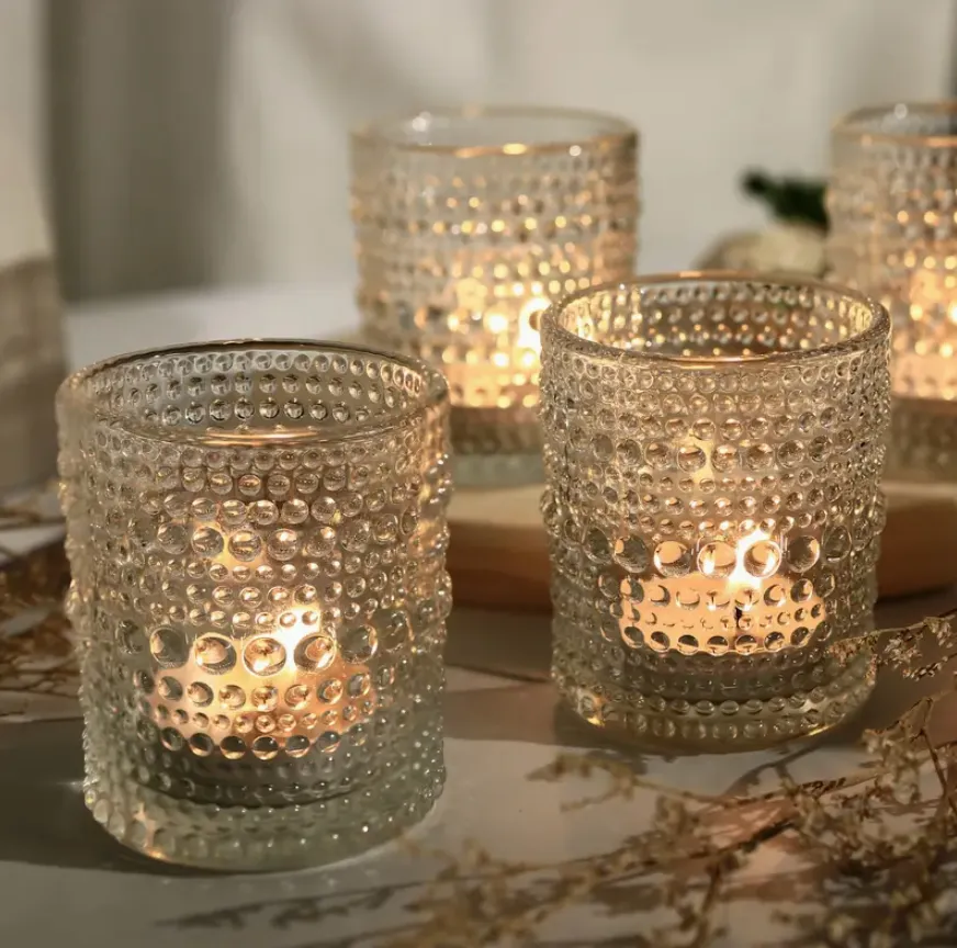 Glass Tea Light Candle Holders