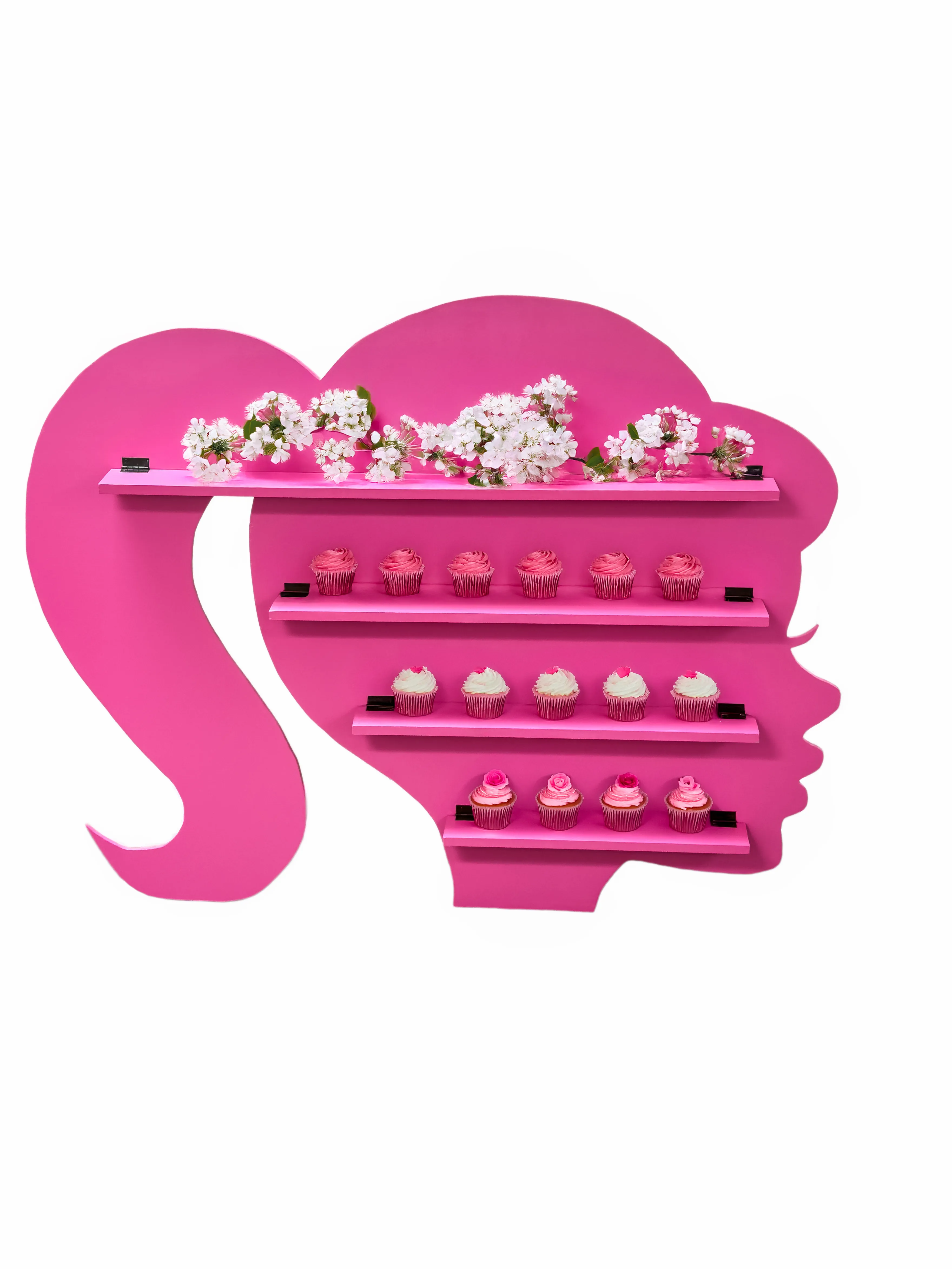 Barbie Cupcake Wall
