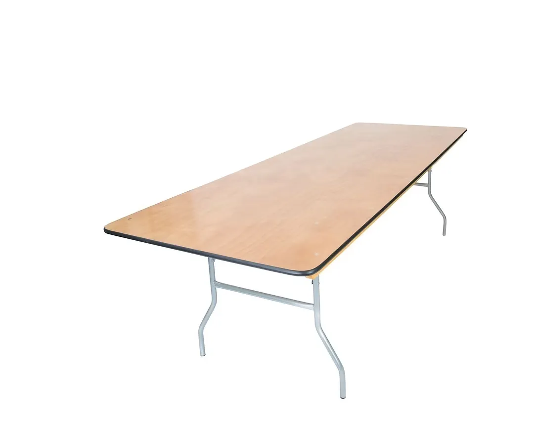 Banquet Table Rental – 6 ft or 8 ft | Wood or Plastic
