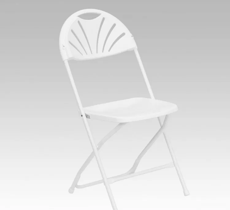 Fan back chair