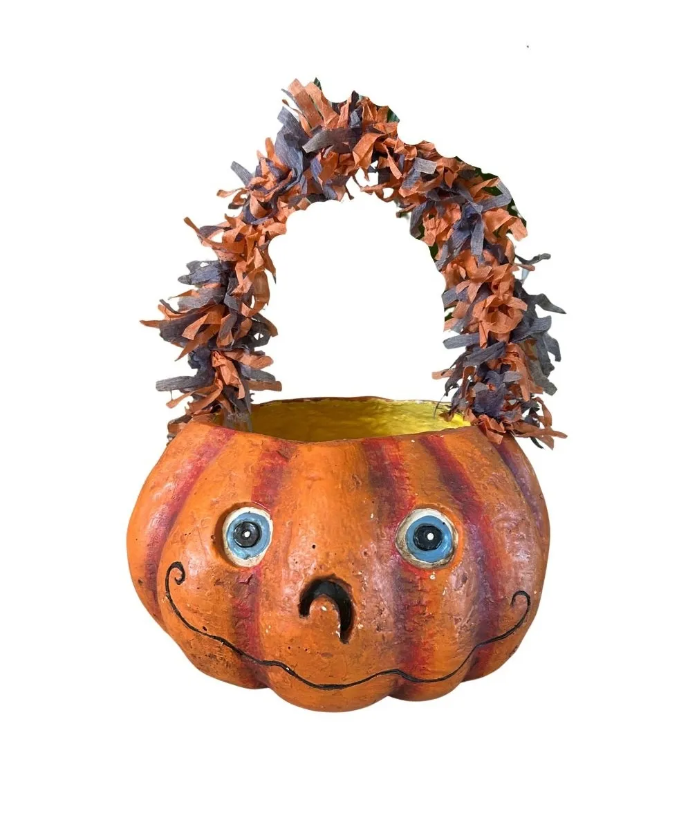 Cat & Pumpkin Vintage Style Halloween Decor